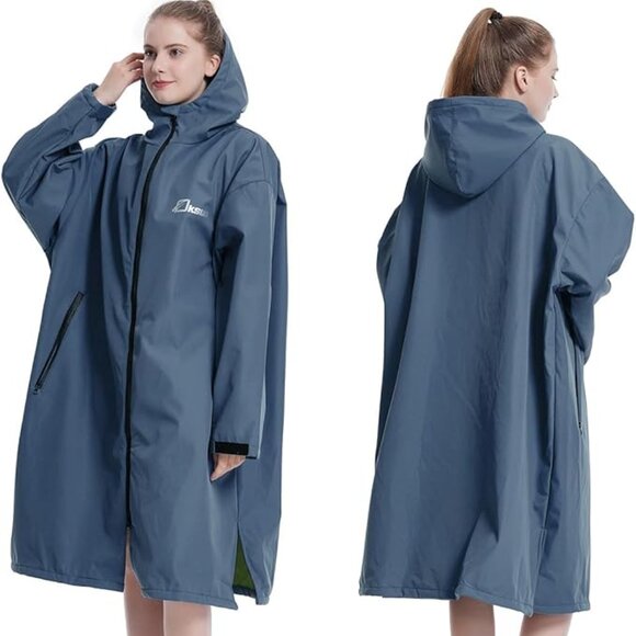Sm/Med Oksun Oversized Waterproof Swim Parka Unisex Adult & Youth Broken Zipper⚠ - Picture 1 of 5